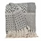 Homeroots 52" X 67" Beige and Black Quilted Cotton Abstract Throw Blanket 476214 - alternate 1