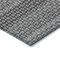 Homeroots 8' Gray And Silver Round Striped Washable Indoor Outdoor Area Rug 610596 - alternate 5