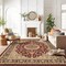 World Rug Gallery Traditional Oriental Medallion Design Area Rug 12 ft x 15 ft Burgundy 101BURGUNDY12X15 - alternate 1
