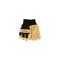 Heatkeep 1928 KW-XL Gloves, Men's, XL, Angled Wing Thumb, Elastic Knit Wrist Cuff, Blue/Golden/Yellow Pair 1928KW-XL - alternate 2