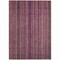 Homeroots 5' X 8' Pink Mauve And Blush Striped Washable Indoor Outdoor Area Rug 616377 - alternate 3