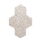 Apollo Tile Amalfi 9x8 in. Ivory White with Copper flecks Glossy Shell, Terrazzo Hexagon Tile, 5PK APLAQT8804HXWHT - alternate 4