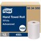 Tork Advanced Hand Towel Roll, Notched, 1-Ply, 8 x 11, White, 491/Roll, 12PK 8634550 - alternate 1