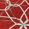 Homeroots 8' Red And Ivory Round Geometric Washable Indoor Outdoor Area Rug 613045 - alternate 5