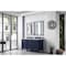 James Martin Vanities Brittany 60'' D Vanity, Victory Blue w/ Jasmine Pearl Silestone Top w/FreePower Wireless Charger 650-V60D-VBL-FEJP - alternate 3