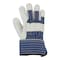 Condor Leather Gloves, Cowhide, Safety Cuff, Wing Thumb, Full Finger, Gray, XL, 1 PR 2MDD2 - alternate 1