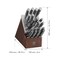 Henckels Graphite 20-pc Self-Sharpening Knife Set with Block, Brown 1011030 - alternate 4