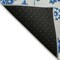 Homeroots 3' X 5' White And Denim Blue Floral Washable Indoor Outdoor Area Rug 589512 - alternate 4