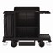 Suncast Commercial Standard Housekeeping Cart, Plastic, 1 Shelf, 24" x 62.13" x 49.75", Black HKC1000 - alternate 1
