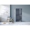 Vdomdoors Steel Door Cynex 6777 Grey Stainless Inserts Single Modern Painted CYNEX6777EXD-GRE-W32 x H80-Right-hand Inswing - alternate 3