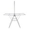 Home-Complete Clothes Drying Rack 2-Level Laundry Drying Rack with 24 Rails, Hanging Bar, 2 Adjustable Wings 82-CRAF16-PLTM - alternate 3