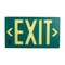Brady Glo Exit Sign 8.75X15.5 1Side Gn/Wt 1149963 - alternate 1