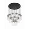 Z-Lite Fontaine 27 Light Chandelier, Matte Black, 39.5 In W x 15 In H 7002P5-27R-MB - alternate 1