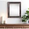 Homeroots 16" x 20" Black Solid Wood Hanging Picture Frame 380275 - alternate 3