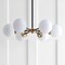 Jonathan Y Caleb Adjustable 6-Light 28" Brass Cluster Pendant Brass Gold/Black JYL9059B - alternate 3