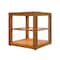 Koolmore 15 In. Artisan Wooden Bakery Display Square Case 1 Cu ft, light color KM-BDW-15L - alternate 3