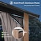 Sunjoy Kingston 12x10 Gazebo, Steel & PC Roof Hardtop Gazebo, Curtain and Netting, Woodgrain Aluminum Posts A10204380000 - alternate 4