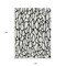 Homeroots 9' X 12' Ivory And Black Geometric Washable Indoor Outdoor Area Rug 599206 - alternate 3