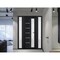 Vdomdoors Front Exterior Prehung FiberGlass Door Frosted Glass / Manux 8088 Matte Black / 2 Sidelight Exterio MANUX8088EXD-BLK-W12+30+12 x H80-RH - alternate 2