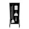 5S Supplies 5S Housekeeping Shadow Board Broom Station Version 13  - Black Board / Gray Shadows  With Broom HSB-V13-BLACK/GRAY-KIT - alternate 1