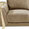 Homeroots 71in Beige and Gold Velvet Loveseat 720471 - alternate 4