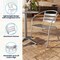 Flash Furniture Commercial Aluminum Restaurant Stack Chair w/ Arms, PK4 4-TLH-017B-GG - alternate 9