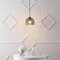 Jonathan Y Campana 8.25" 1-Light Bohemian Modern Woven Rope/Iron LED Pendant, Gray JYL6512D - alternate 2