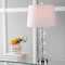 Jonathan Y Cole 27" Crystal LED Table Lamp, Clear/Chrome JYL2042A - alternate 4