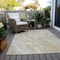 Homeroots 8' X 10' Beige And Silver Abstract Washable Indoor Outdoor Area Rug 618355 - alternate 4
