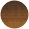 Homeroots 8' Chocolate And Brown Round Ombre Washable Indoor Outdoor Area Rug 588554 - alternate 4