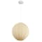 Jonathan Y Sia 16" 1-Light Scandinavian Japandi Adjustable Lantern Metal w/Ribbed Cocoon Globe Shade LED Pendan JYL4206A - alternate 5