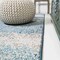 Jonathan Y Contemporary POP Modern Abstract Vintage Cream/Turquoise 2 ft. x 8 ft. Runner Rug CTP105C-28 - alternate 4