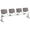 Kfi Kool Beam Seat Beam Seating, 95 in W 22" L 31" H, Polypropylene Seat 2300BEAM4-BP18-SP08 - alternate 1