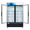 Koolmore 53 in. Commercial Merchandiser Refrigerator w/ Two Swinging Glass Doors, 45 cu. ft. and LED Lights MDR-2GD-45C - alternate 4