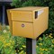Mail Boss Mail Manager Locking Post-Mount Mailbox, Century Blue, USPS Approved 805909 - alternate 5