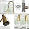 Vigo Brant Single Handle Pull-Down Sprayer Kitchen Faucet in Matte Brushed Gold VG02003MG - alternate 3