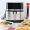 Megachef 8.5 Qt Bundle Electric Air Fryer in Black and Stainless Steel with 125 Piece Paper Liners 750123655M - alternate 4
