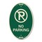 Signmission No Parking Small, 12 Inch X 18 Inch Designer, Heavy Gauge Aluminum A-OV-G-1218-9816 - alternate 1
