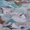 Homeroots 9' X 12' Blue Gray And Brown Abstract Washable Indoor Outdoor Area Rug 603123 - alternate 4