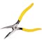 Klein Tools 8 7/16 in D203 Needle Nose Plier, Side Cutter Plastic Dipped Handle D203-8N - alternate 6