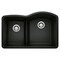 Blanco Diamond 1-3/4 Low Divide Reverse, Coal Black 442911 - alternate 1