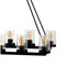 Jonathan Y Coronet 45.5" 12-Light Seeded Glass/Iron Rustic Farmhouse Rectangular LED Candelier, Oil Rubbed Bronz JYL7555A - alternate 3