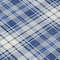 Homeroots 8' Navy Blue And Ivory Round Plaid Washable Indoor Outdoor Area Rug 597119 - alternate 3