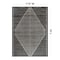 World Rug Gallery Modern Geometric Area Rug 7 ft 10 in x 10 ft Black WR91BLACK8X10 - alternate 5