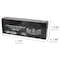 Upg 12V 2.2Ah F1 Sealed Lead Acid AGM Battery by UPG UB1222 - alternate 2