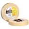 3M Painter's Tape, 24 mm W x 55 m L, 7.3 mil Thick, Tan, Rubber Adhesive 501+ - alternate 2