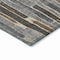 Homeroots 3' X 5' Pewter And Brown Striped Washable Indoor Outdoor Area Rug 608964 - alternate 5