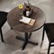 Flash Furniture Bennett 30 in Round Solid Wood Commercial Indoor Tabletop, Dark Brown, 22 in x 22 in Table Height GSF-RD30-DKBRN-T2222-GG - alternate 5