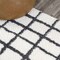 Jonathan Y Arenal Geometric Grid Shag White/Gray 3 ft. x 5 ft. Area Rug MOH409A-3 - alternate 4