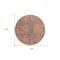 Homeroots 8' Salmon Charcoal And Beige Round Geometric Washable Indoor Outdoor Area Rug 577591 - alternate 2
